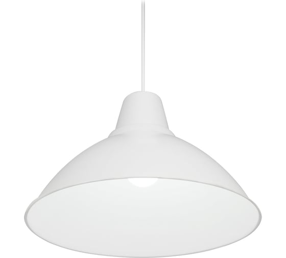 Светильник TDM ELECTRIC НСБ 2537/1 "steel" 40 Вт, Е27, опал, шнур белый SQ0313-0046