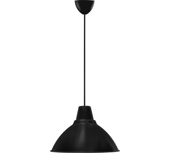 Светильник TDM ELECTRIC НСБ 2537/1 "steel" 40 Вт, Е27, черный, шнур черный SQ0313-0047