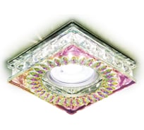 Точечный светодиодный светильник Ambrella Light хром/перламутр. хрусталь/MR16+3W/LED WHITE/ S251 PR