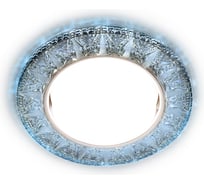 Точечный светодиодный светильник Ambrella Light хром/прозрачный GX53+3W/LED COLD/ G301 CL/CLD