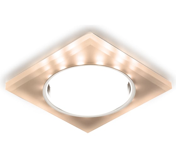 Точечный светодиодный светильник Ambrella Light хром/прозрачный GX53+3W/LED WARM/ G215 CL/CH/WW