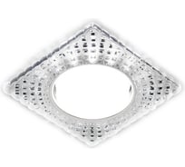 Точечный светодиодный светильник Ambrella Light хром/прозрачный GX53+3W/LED WHITE/ G231 CL/CH