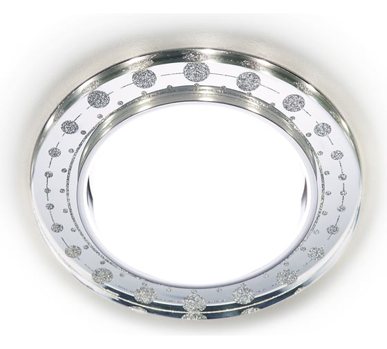 Точечный светодиодный светильник Ambrella Light хром/серебро GX53+3W/LED WHITE/ G244 CH/SL/WH 1