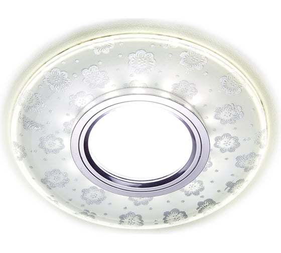 Точечный светодиодный светильник Ambrella Light хром/серебро MR16+3W/LED WHITE/ S170 CL/CH 1