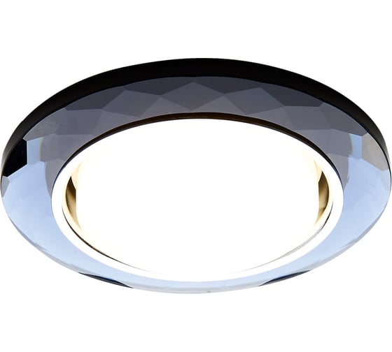 Точечный светодиодный светильник Ambrella Light хром/тонированный GX53 G8077 BK 1