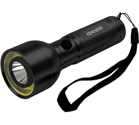 Ручной фонарь ФАZА AF6-L3W/L2W-bk 3Вт COB+2Вт LED 3хAAA (не в компл.) корпус: алюм. ближн./дальн. свет черн. 5044722