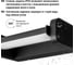 Настенный светильник TDM ELECTRIC led, аура, l200 мм, 6 Вт, 3000 k, алюминий/черный, ip65, SQ0345-1036 4