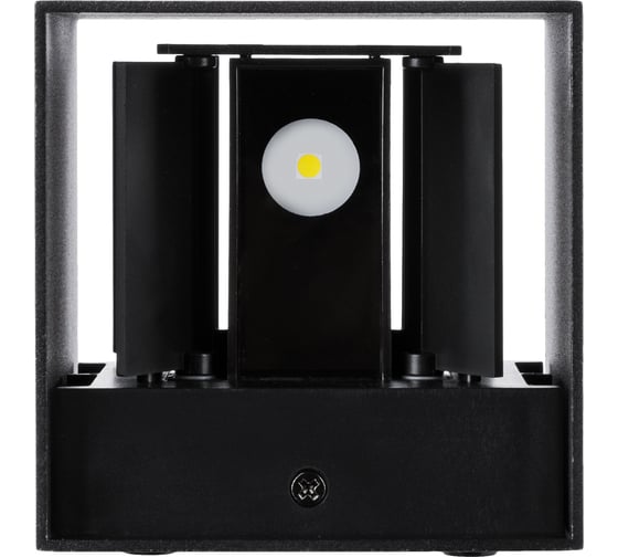 Настенный светильник TDM ELECTRIC led, кватро, 2x3 Вт, 4000 к, н100 мм, алюминий/черный, вверх/вниз, ip65, SQ0345-1029