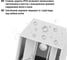 Настенный светильник TDM ELECTRIC led, кватро, 2x3 Вт, 4000 к, н100 мм, алюминий/белый, вверх/вниз, ip65, SQ0345-1028 4