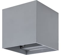 Настенный светильник TDM ELECTRIC led, кватро, 2x3 Вт, 4000 к, н100 мм, алюминий/серый, вверх/вниз, ip65, SQ0345-1086