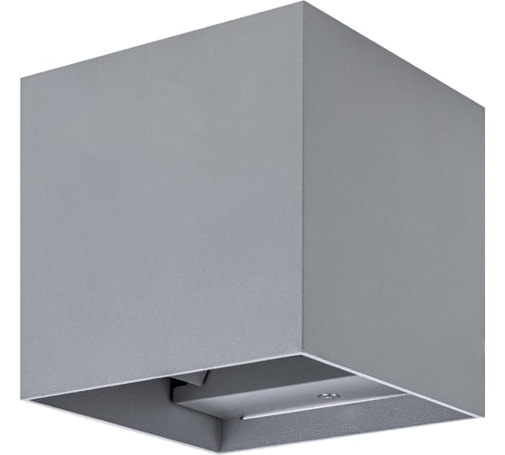 Настенный светильник TDM ELECTRIC led, кватро, 2x3 Вт, 4000 к, н100 мм, алюминий/серый, вверх/вниз, ip65, SQ0345-1086