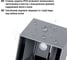 Настенный светильник TDM ELECTRIC led, кватро, 2x3 Вт, 4000 к, н100 мм, алюминий/серый, вверх/вниз, ip65, SQ0345-1086 4