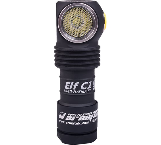 Светодиодный мультифонарь Armytek Elf C1 Micro-USB+18350, 980 лм, аккумулятор F05001SW