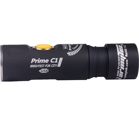 Светодиодный фонарь Armytek Prime C1 Pro Magnet USB+18350, 1050 лм, аккумулятор F01303SC