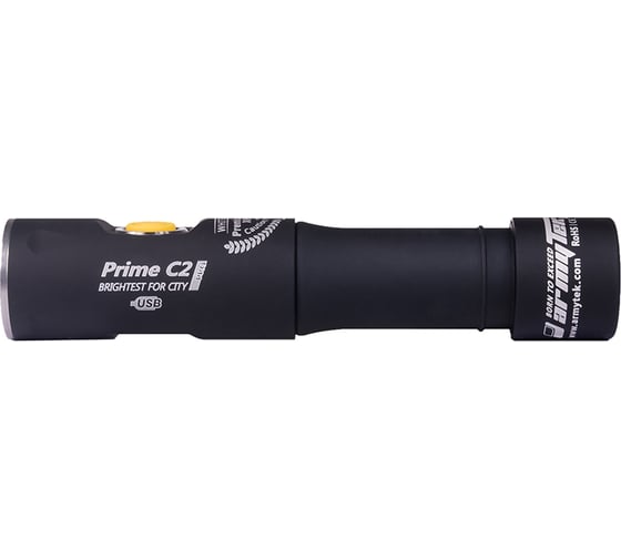 Светодиодный фонарь Armytek Prime C2 Pro Magnet USB+18650 XHP35, 2100 лм, аккумулятор F01504SC
