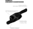 Велосипедный светодиодный фонарь SOLARIS T-5V Чёрный 3109black 7