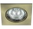 Встраиваемый поворотный спот POWERLIGHT КВАДРА 1xGU5,3x50W бронза, алюм.литье 6095/1-4BZ 1