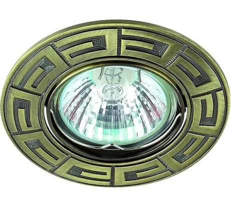 Встраиваемый спот POWERLIGHT 1хGU5,3x50W, бронза, L6092M 6092/1-4BZ