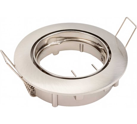 Встраиваемый спот POWERLIGHT GU5,3x50W поворотный мат.хром, алюм.литье 6028/1-4SCH