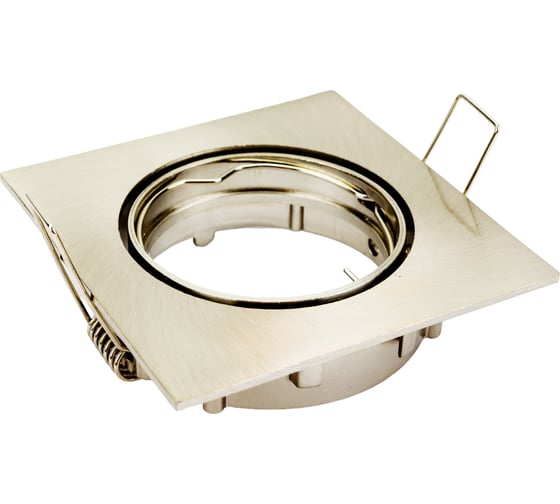 Встраиваемый спот POWERLIGHT КВАДРА 1хGU5,3x50W мат хром L6095 6095/1-4SCH