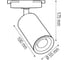 Трековый светильник под лампочку HOROZ ELECTRIC GU10 MR16 Мах 50W BASEL Черный 220-240V 115-003-0001 HRZ33002798 3