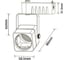 Трековый светильник под лампочку HOROZ ELECTRIC GU10 MR16 Мах 50W RABAT Белый 220-240V 115-002-0001 HRZ33002824 2