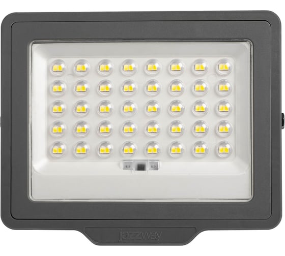 Светодиодный прожектор Jazzway PFL SOLAR 100 6500К IP65 ДО с солнечной панелью и пультом в комплекте 5044418