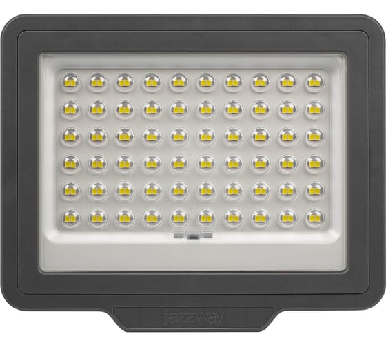Светодиодный прожектор Jazzway PFL SOLAR 150 6500К IP65 ДО с солнечной панелью и пультом в комплекте 5044425