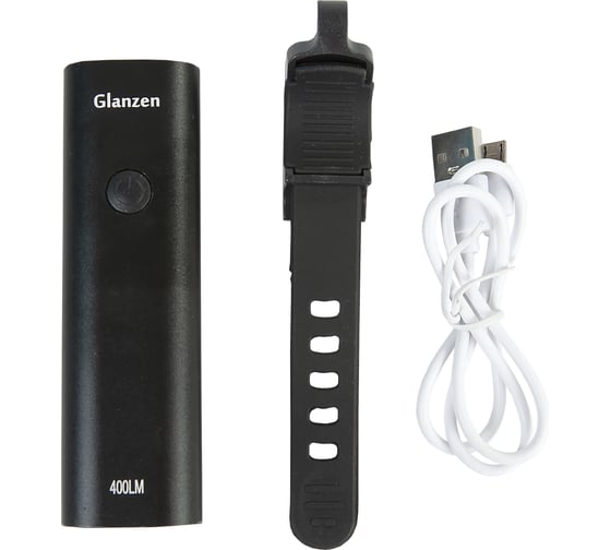 Велосипедный передний фонарь GLANZEN BFL-0800-03-front КА-00008930