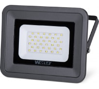 Светодиодный прожектор Wolta 5700K, 30W SMD,IP 65, цвет серый, слим WFL-30W/06