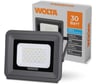 Светодиодный прожектор Wolta 30Вт, 5700K, холодный свет, IP65, цвет серый WFL-30W/06