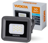 Светодиодный прожектор Wolta 5700K, 10 W SMD, IP 65,цвет серый, слим WFL-10W\/06 WFL-10W/06