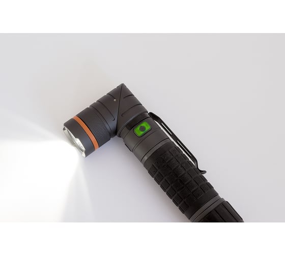 Фонарь с поворачивающейся головой ЯРКИЙ ЛУЧ Periscope UV аккум. 18650 2600 mAh, встр. ЗУ 4606400001713