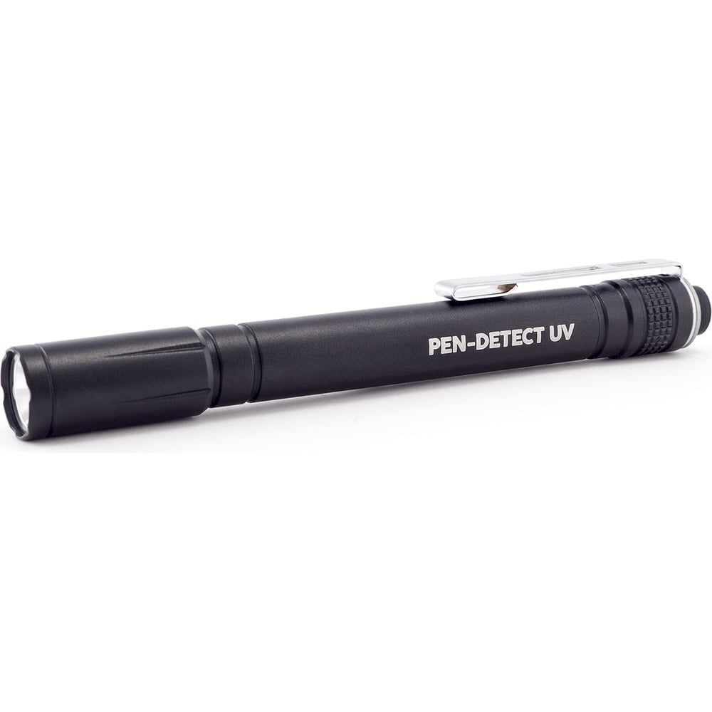 Фонарь ЯРКИЙ ЛУЧ Pen-Detect UV УФ-диод Nichia 365, клипса, на 2xAAA ...