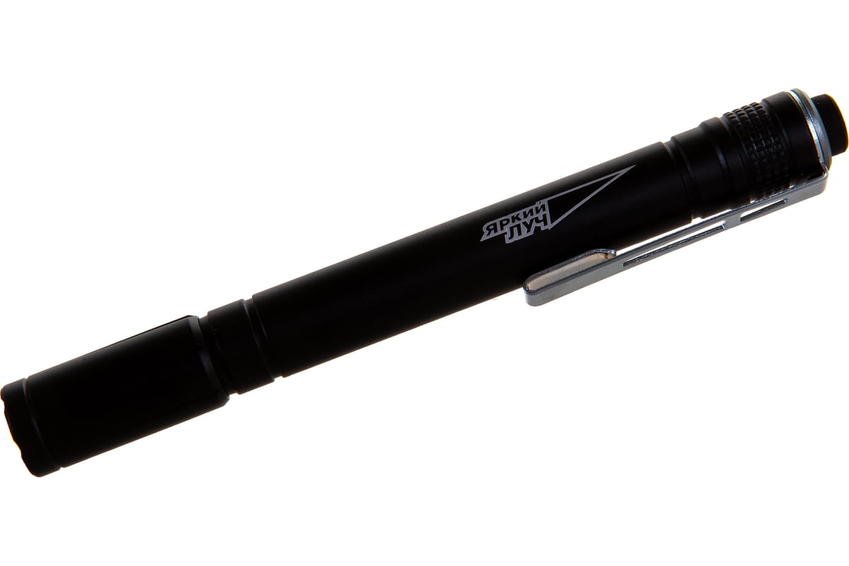 Фонарь ЯРКИЙ ЛУЧ Pen-Detect UV УФ-диод Nichia 365, клипса, на 2xAAA  4606400105923