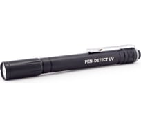Фонарь ЯРКИЙ ЛУЧ Pen-Detect UV УФ-диод Nichia 365, клипса, на 2xAAA 4606400105923