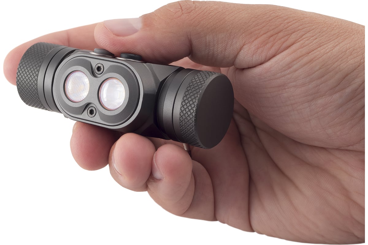 Фонарь ЯРКИЙ ЛУЧ YLP PANDA 3 налобный CREE XP-L HI+XP-G3 max.1100лм ...