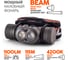 Фонарь ЯРКИЙ ЛУЧ YLP PANDA 3 налобный CREE XP-L HI+XP-G3 max.1100лм, IPX8, магнит, под акк. 18650 4606400105930 2