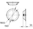 Светодиодный светильник PHILIPS Downlight DN027B LED9/NW D125 RD 4000К 465370 2