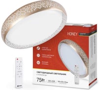 Светодиодный светильник IN HOME COMFORT HONEY 75Вт 230В 3000-6500K 6000Лм 500x120мм c пультом ДУ 4690612034843