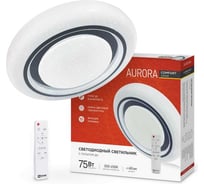 Светодиодный светильник IN HOME COMFORT AURORA 75Вт 230В 3000-6500K 6000Лм 480x80мм с пультом ДУ 4690612035741