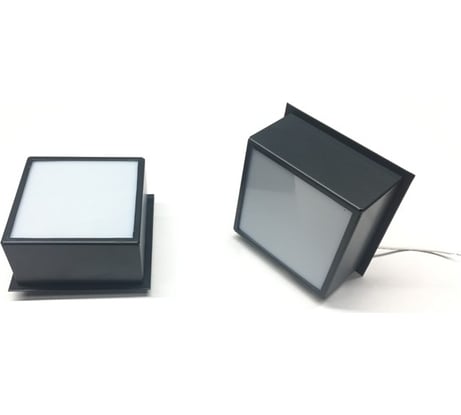 Светильник Fotonica грильято домино 100x100 X2 4000K FD-2-90-40-4000-BL-O