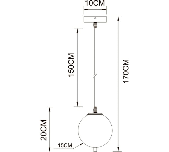 Подвесной светильник freddie ARTE LAMP A2231SP-1PB