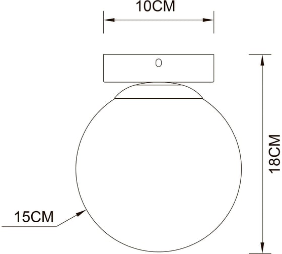 Настенно-потолочный светильник ARTE LAMP alcor A2224PL-1BK