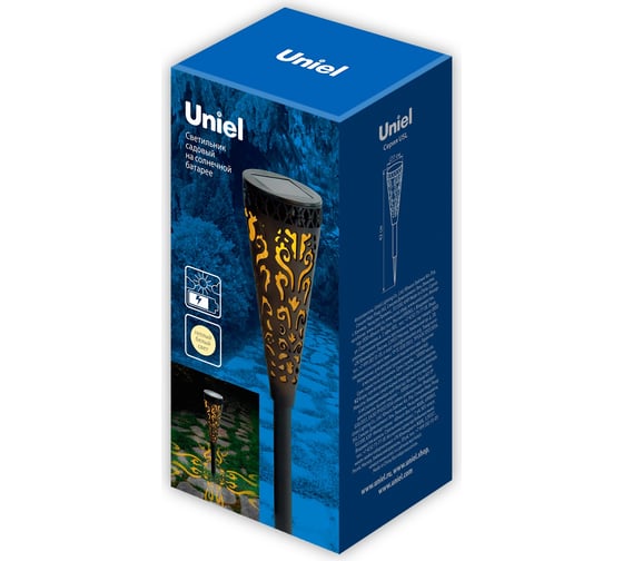 Садовый светильник на солнечной батарее Uniel usl-s-819/pt450 arcana UL-00010438