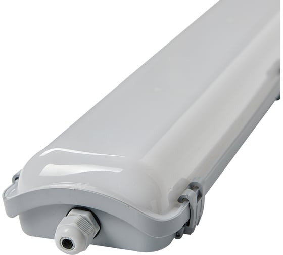 Линейный накладной светильник Uniel ulo-c41a t8x2/l128 ip65 white UL-00010832