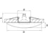 Встраиваемый светильник Lightstar ceramo 042124 2