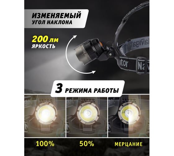 Фонарь Navigator 94 973 NPT-H08-ACCU 94973