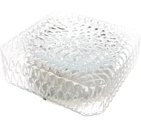 Светильник ЭЛЕТЕХ НПО-22-1x100-220 Квадрат 230 хрусталь 3459 1005151166