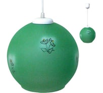 Светильник ЭЛЕТЕХ НСБ-72-60 Maxel 50 Ромашка зеленый, матовый шнур белый 1007000001